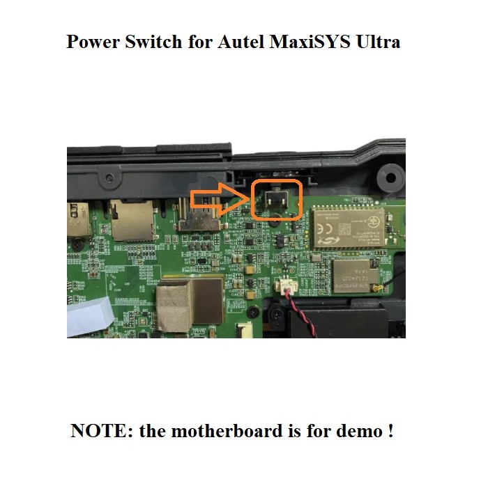 Power Switch Button Replacement For Autel MaxiSYS Ultra ScannerAutel